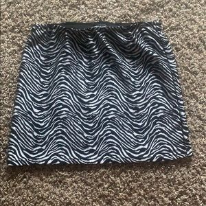 SOLD Wet Seal Zebra Print Pencil Skirt